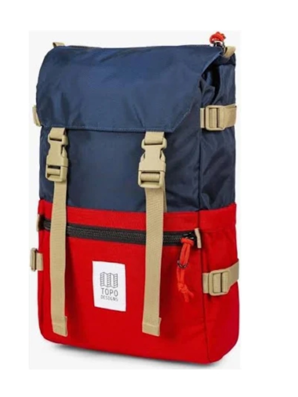 Topo Designs | Rover Pack Classic Red & Blue - Picture 6 of 7